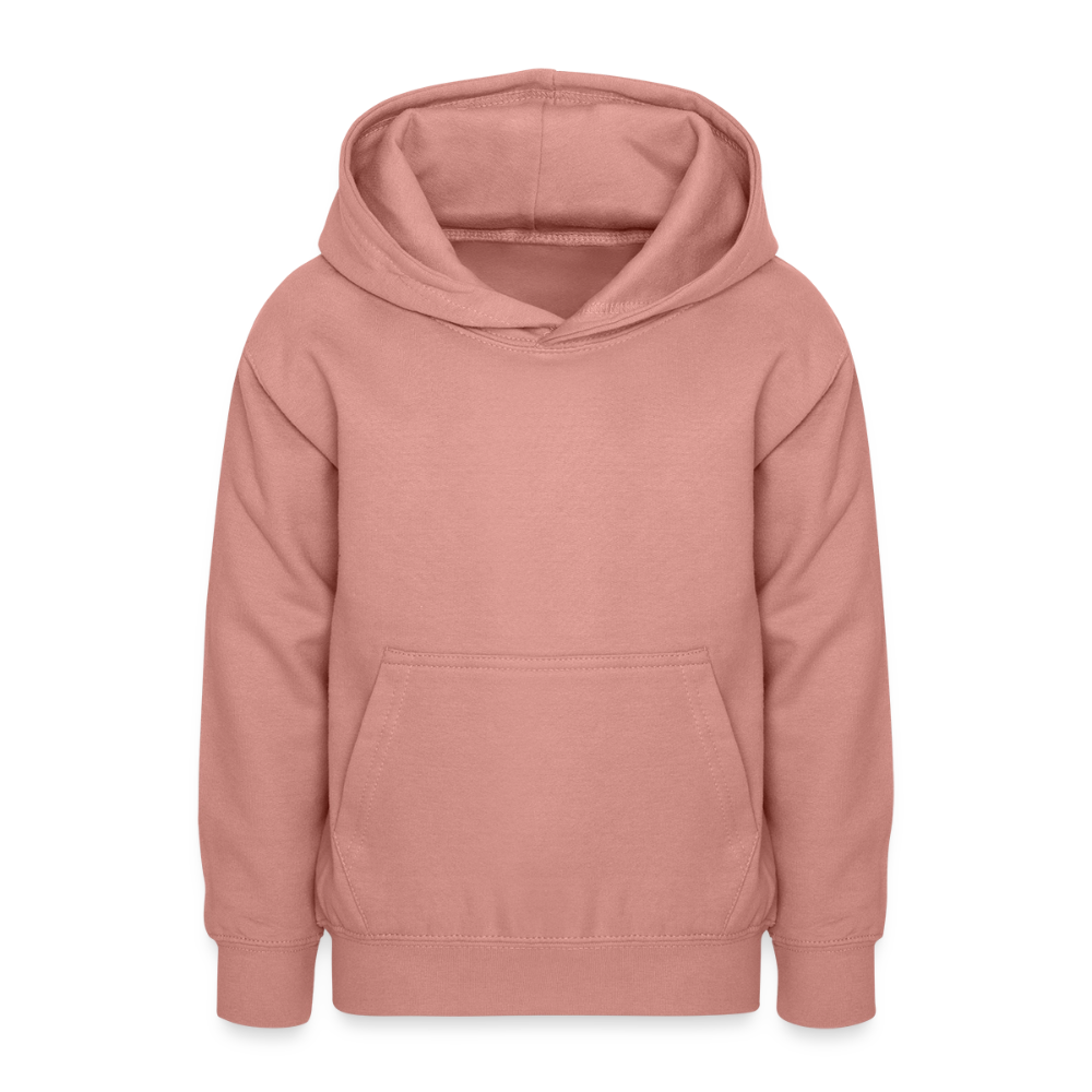 Teenager Hoodie - personalisierbare Vorder- und Rückseite - Altrosa