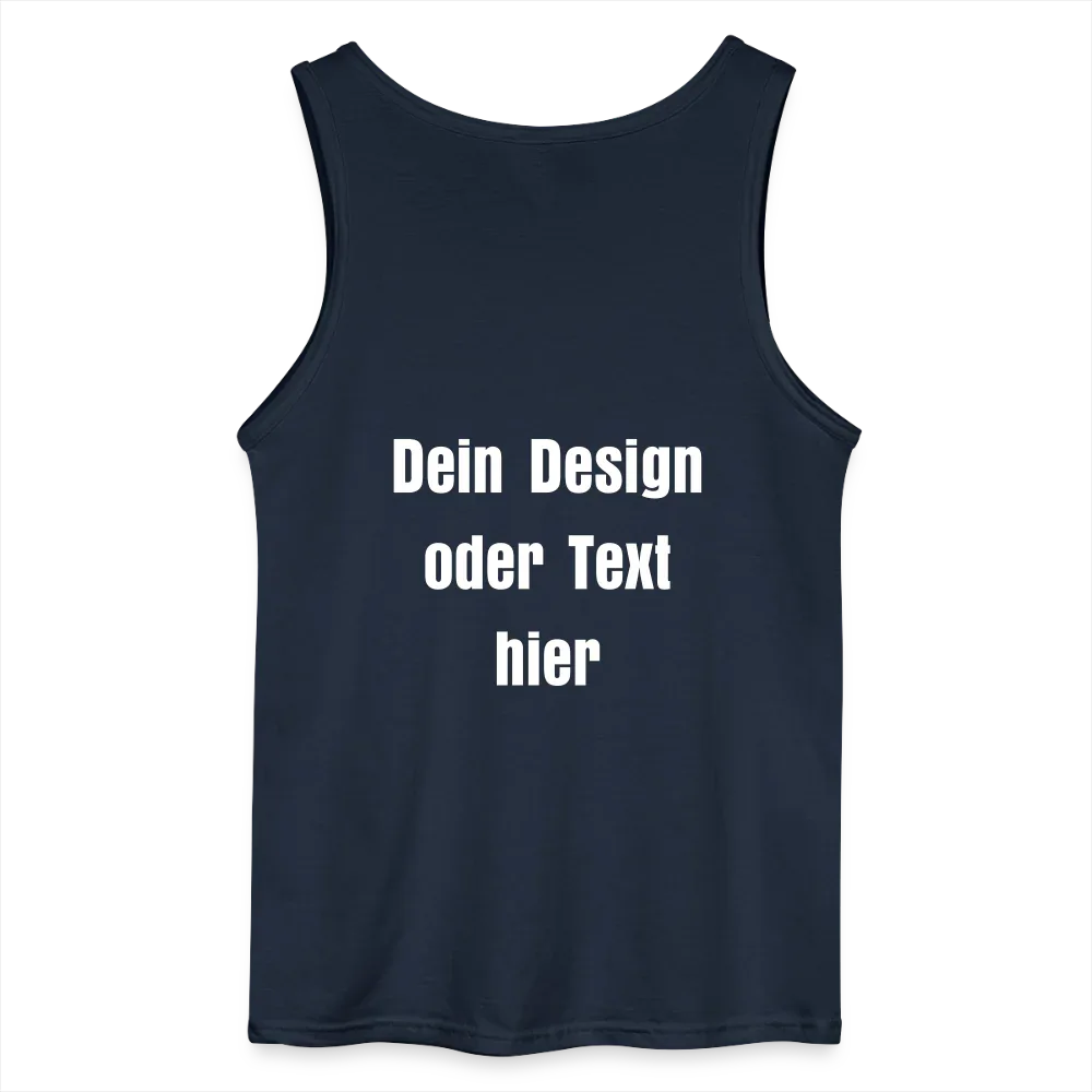 Gildan Männer Tank Top - personalisierbar - Navy