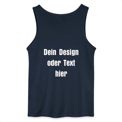 Gildan Männer Tank Top - personalisierbar - Navy