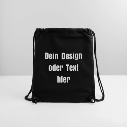 Stanley/Stella recycelter Gym Bag - personalisierbar - Schwarz