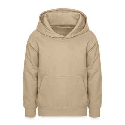 Teenager Hoodie - personalisierbare Vorder- und Rückseite - Sand