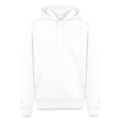 Männer Premium Hoodie - personalisierbare Vorder- und Rückseite - Weiß