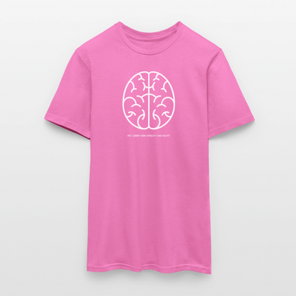 "Hirn" Motiv-T-Shirt für Männer - Pink