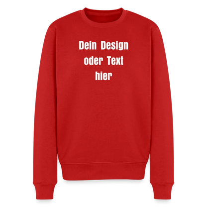Männer Premium Pullover - personalisierbar - Rot