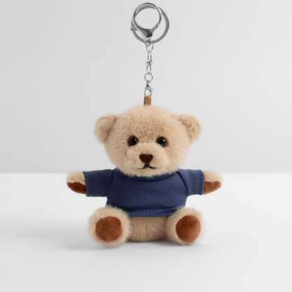 Kuscheltier Schlüsselanhänger - personalisierbar - Navy