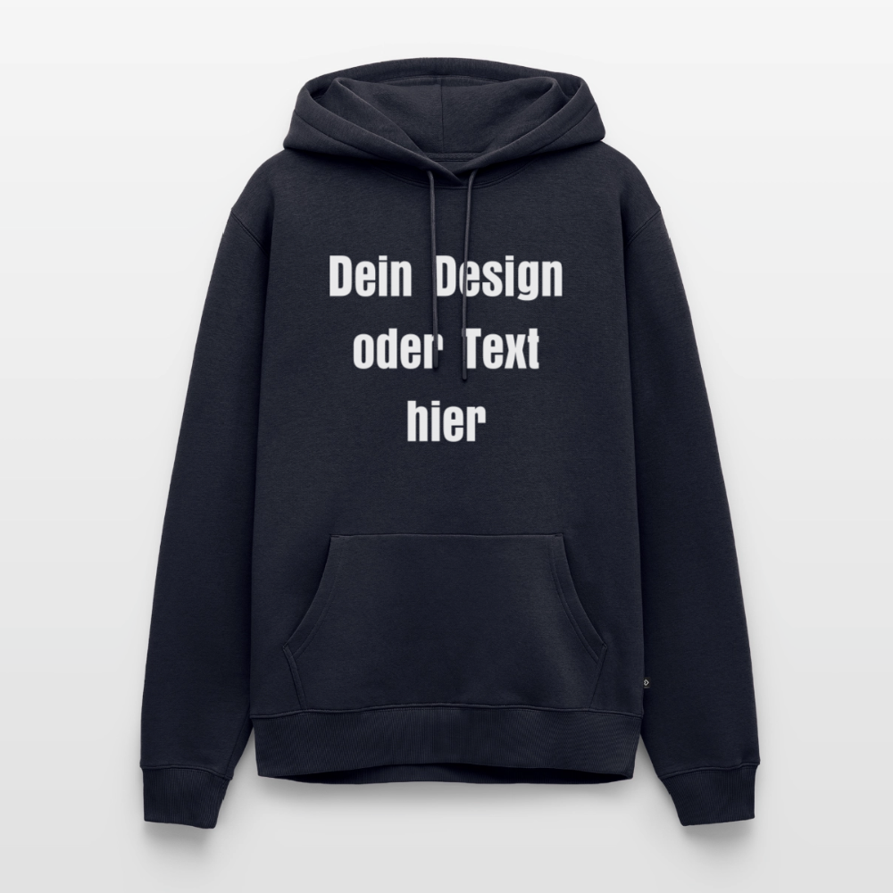 Männer Premium Hoodie - personalisierbare Vorder- und Rückseite - Navy