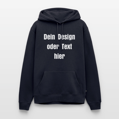 Männer Premium Hoodie - personalisierbare Vorder- und Rückseite - Navy