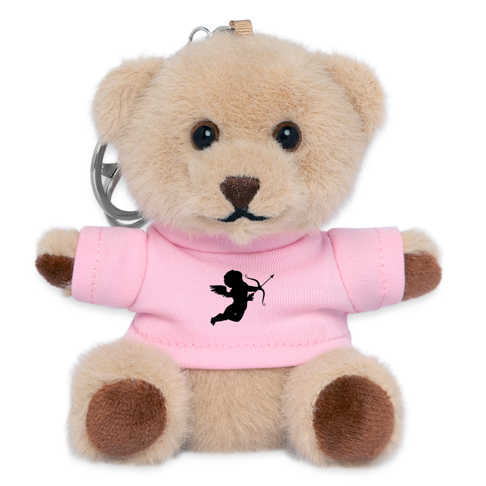 Kuscheltier Schlüsselanhänger - personalisierbar - Rosa