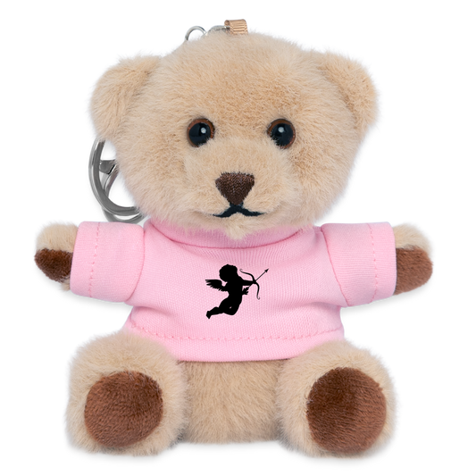Kuscheltier Schlüsselanhänger - personalisierbar - Rosa