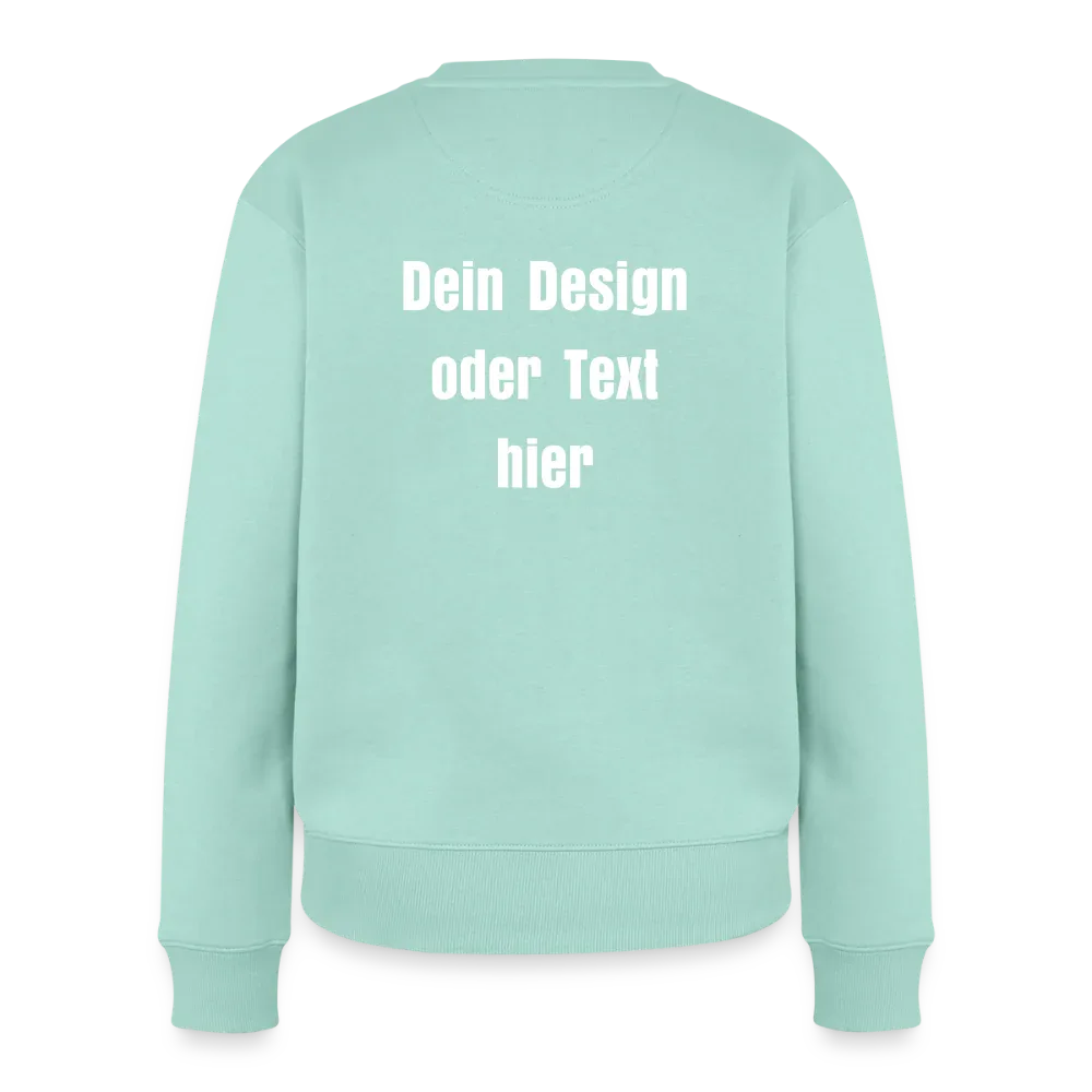 Frauen Premium Pullover - personalisierbar - Mint 