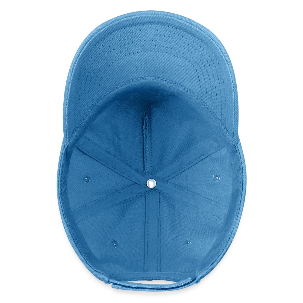 Kontrast Snapback Basecap für Kinder - personalisierbar - Pfauenblau