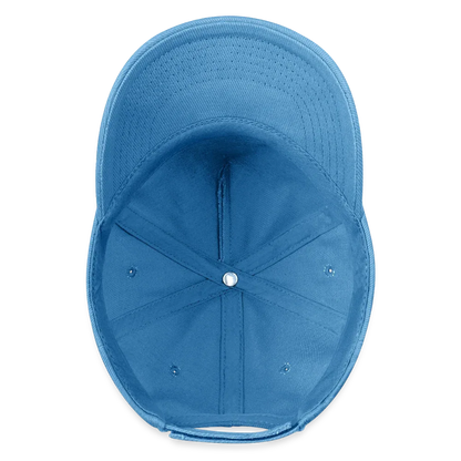 Kontrast Snapback Basecap für Kinder - personalisierbar - Pfauenblau