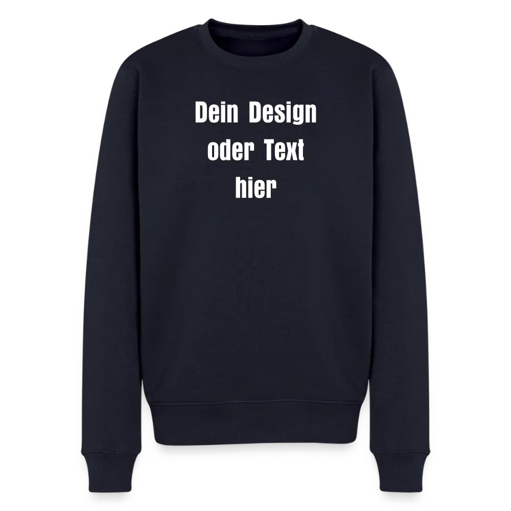 Männer Premium Pullover - personalisierbar - Navy