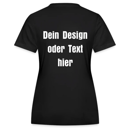 JAKO Frauen Trikot Team - personalisierbare Vorder- und Rückseite - Schwarz