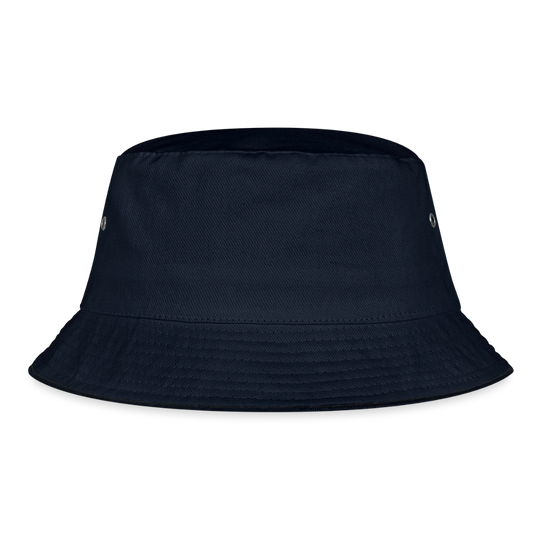 Bucket Hat Baumwolle - personalisierbar - Navy