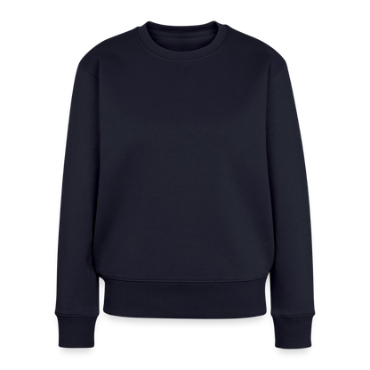 Frauen Premium Pullover - personalisierbar - Navy