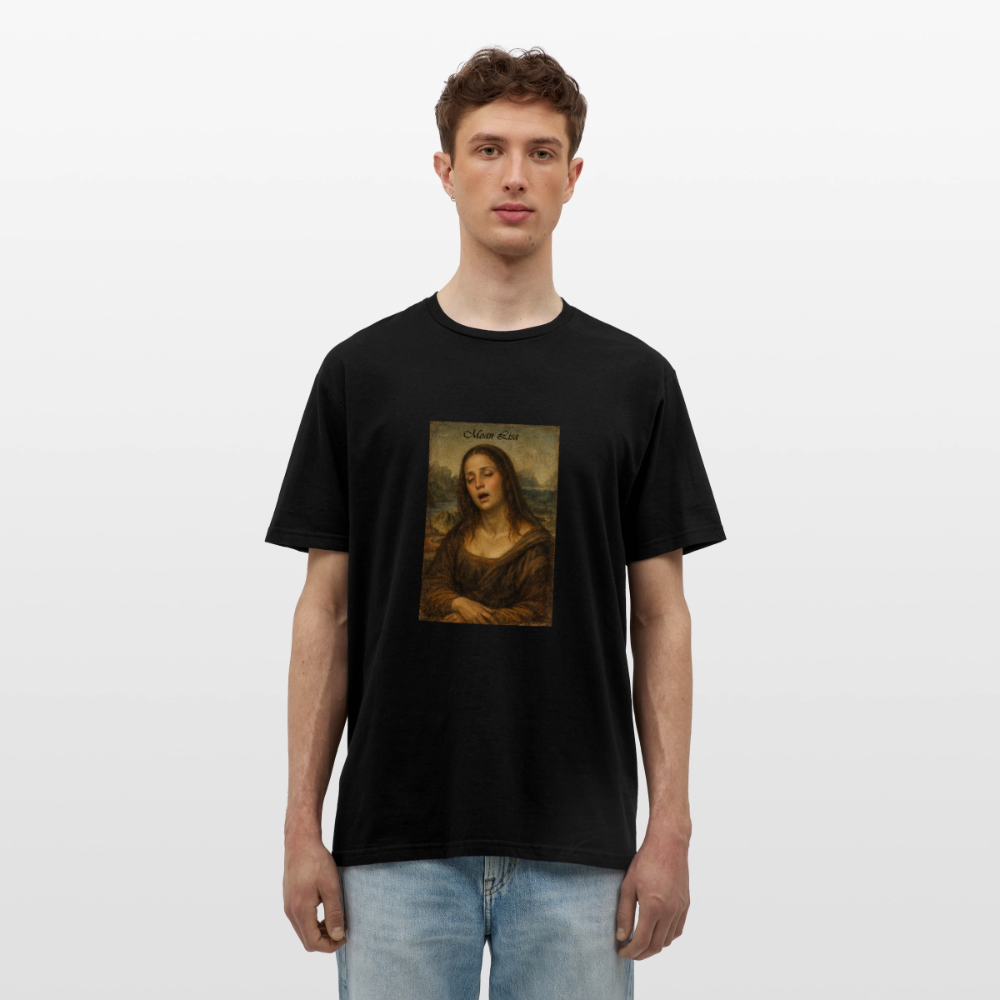"Moan Lisa" Männer T-Shirt - Schwarz