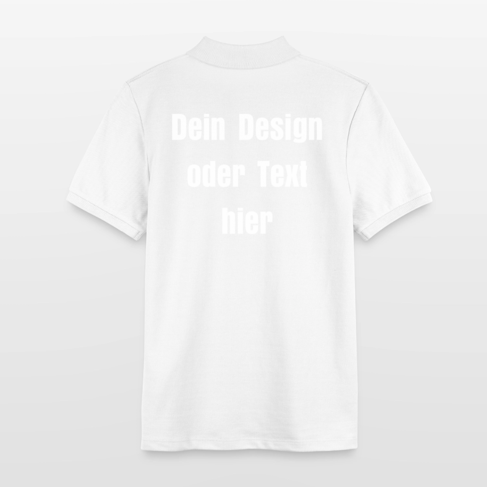 Stanley/Stella Teenager Bio-Poloshirt MINI SPRINTER - personalisierbar - Weiß