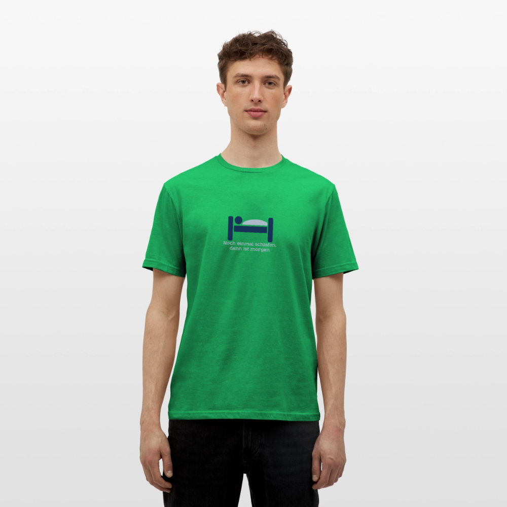 "Schlafen" Motiv-T-Shirt für Männer - Kelly Green