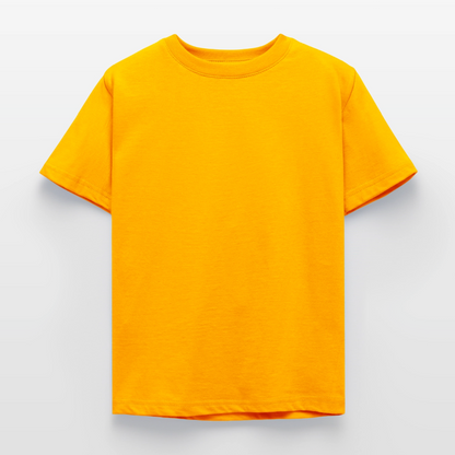 Kinder T-Shirt - personalisierbare Vorder- und Rückseite - Gold
