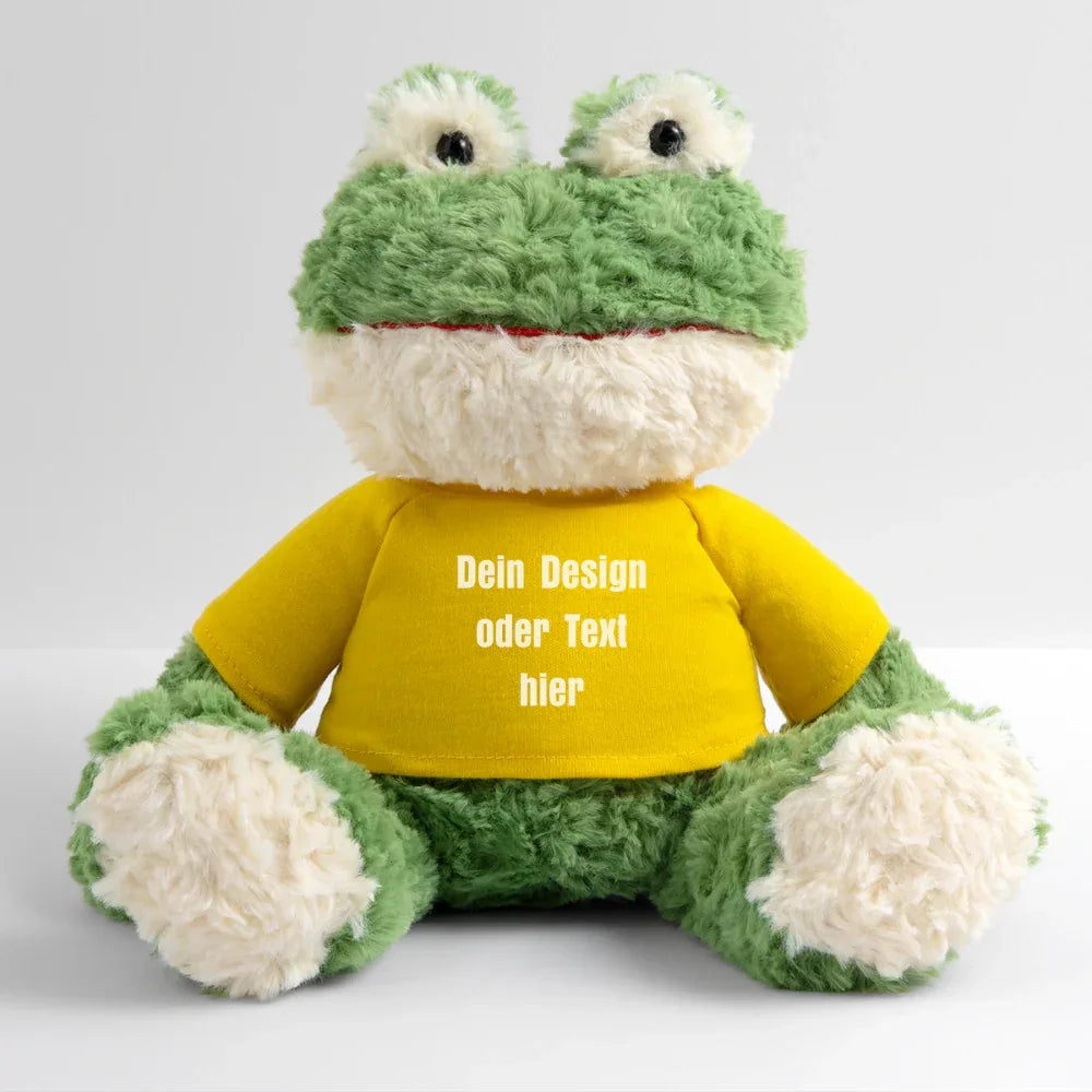 MiniFeet® Frosch Torge - personalisierbar - Sonnengelb