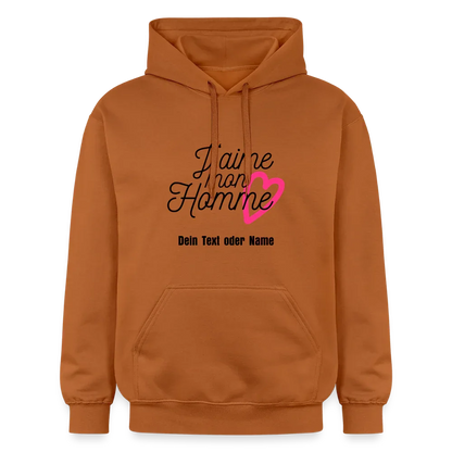 Kuschel-Hoodie "Valentine" für Frauen – personalisierbar & weich - Athletic Orange