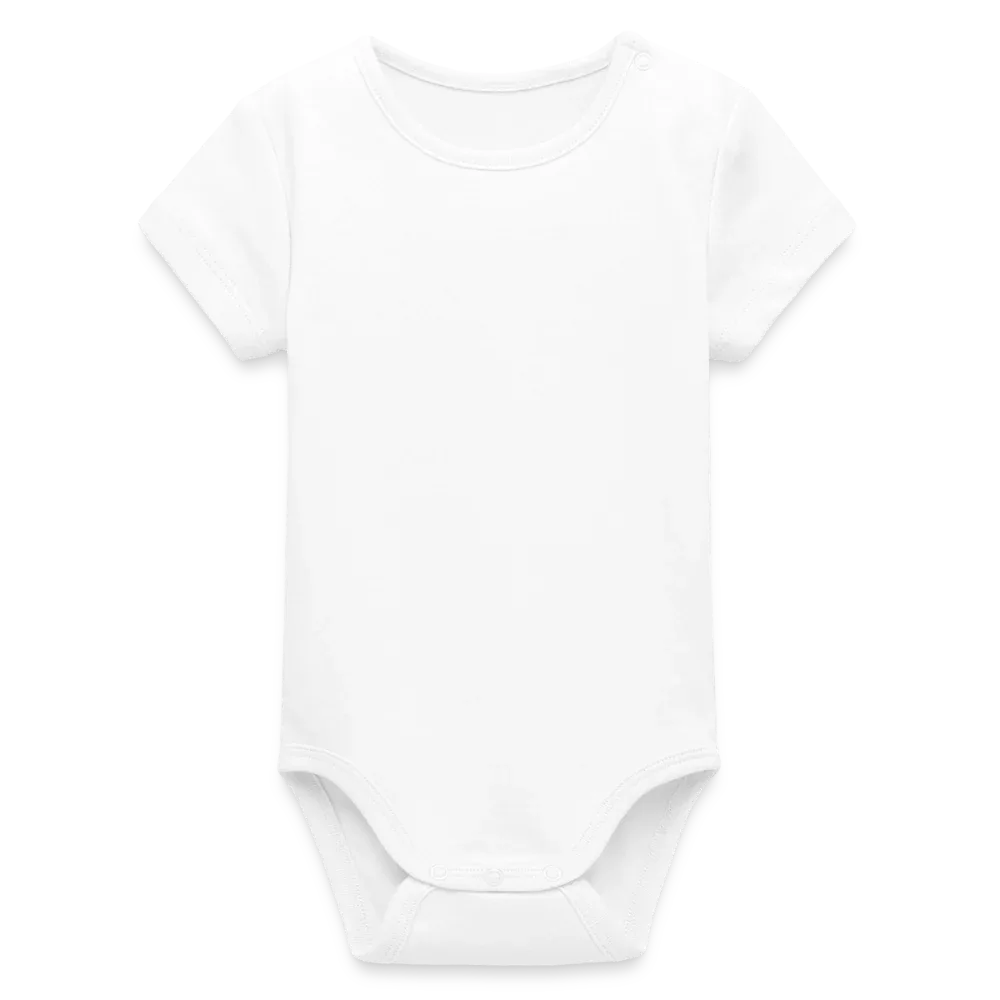 Stanley/Stella Baby Bio Kurzarm-Body - personalisierbar - Weiß
