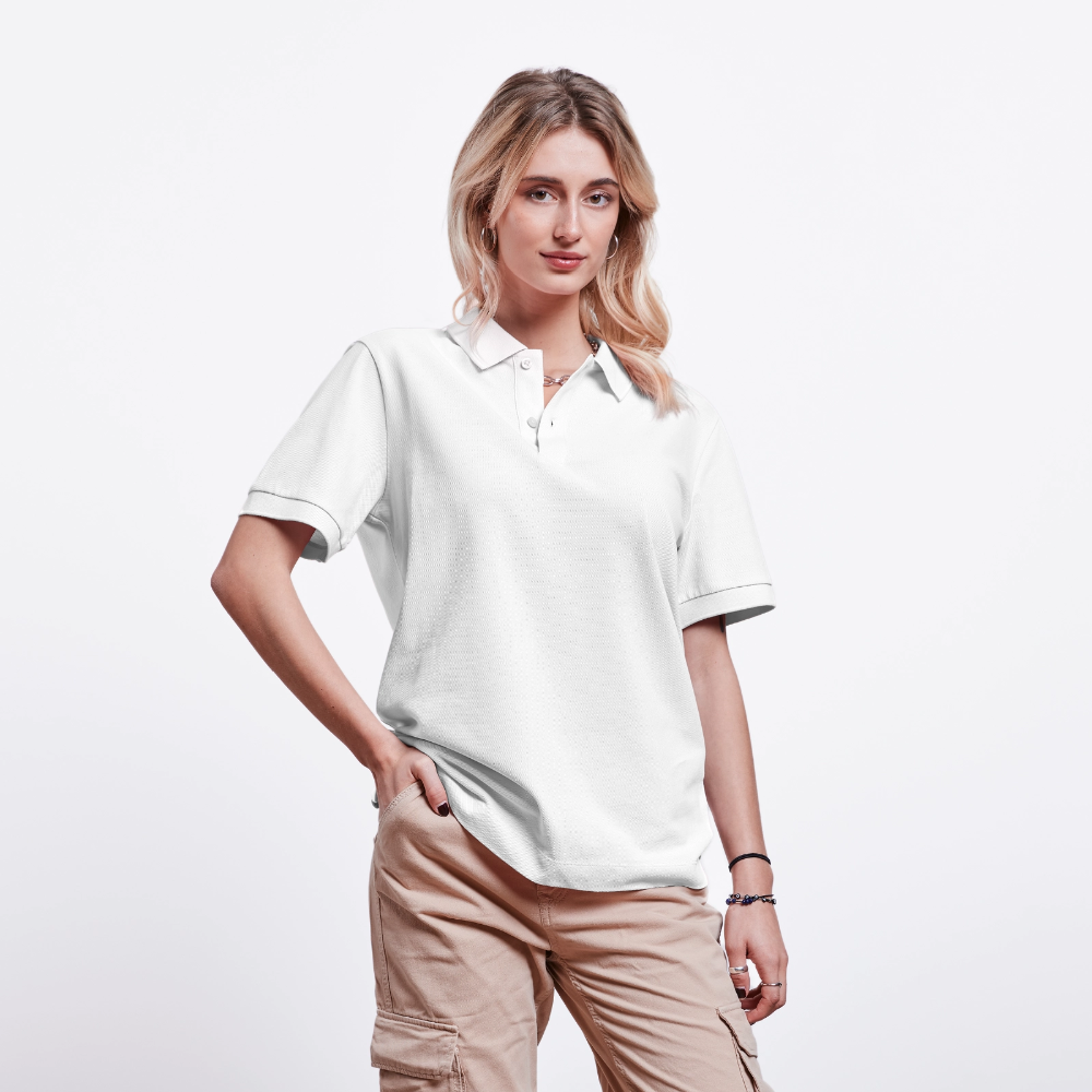 Stanley/Stella Unisex Bio-Poloshirt PREPSTER - personalisierbar - Weiß