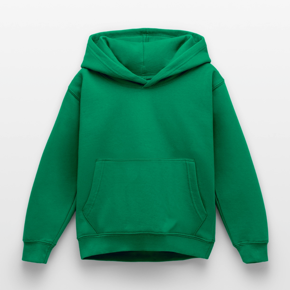 Kinder Hoodie - personalisierbare Vorder- und Rückseite - Kelly Green