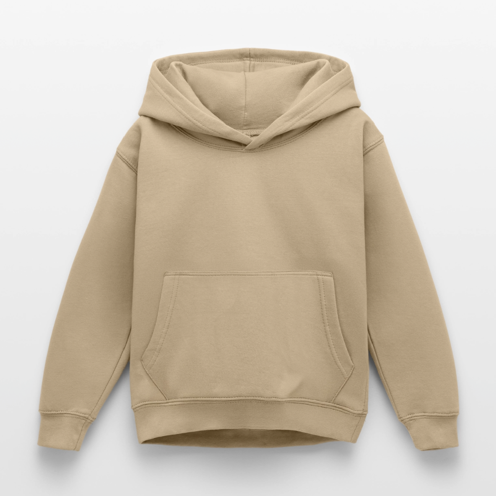 Kinder Hoodie - personalisierbare Vorder- und Rückseite - Sand