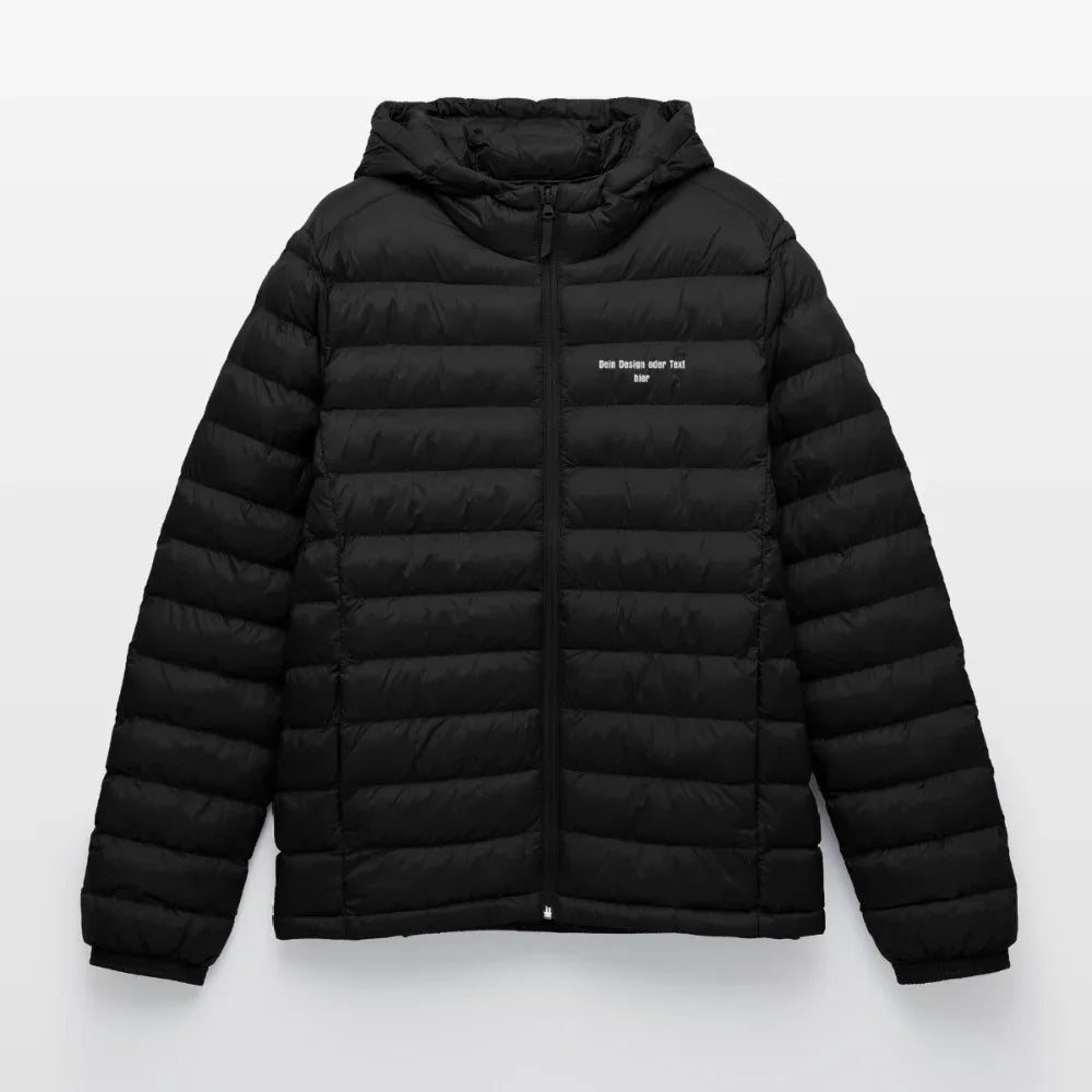 LIGHTWEIGHT Männer Pufferjacke von Stanley/Stella - personalisierbar - Schwarz