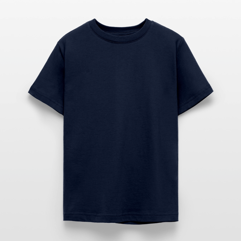 Teenager T-Shirt - personalisierbare Vorder- und Rückseite - Navy