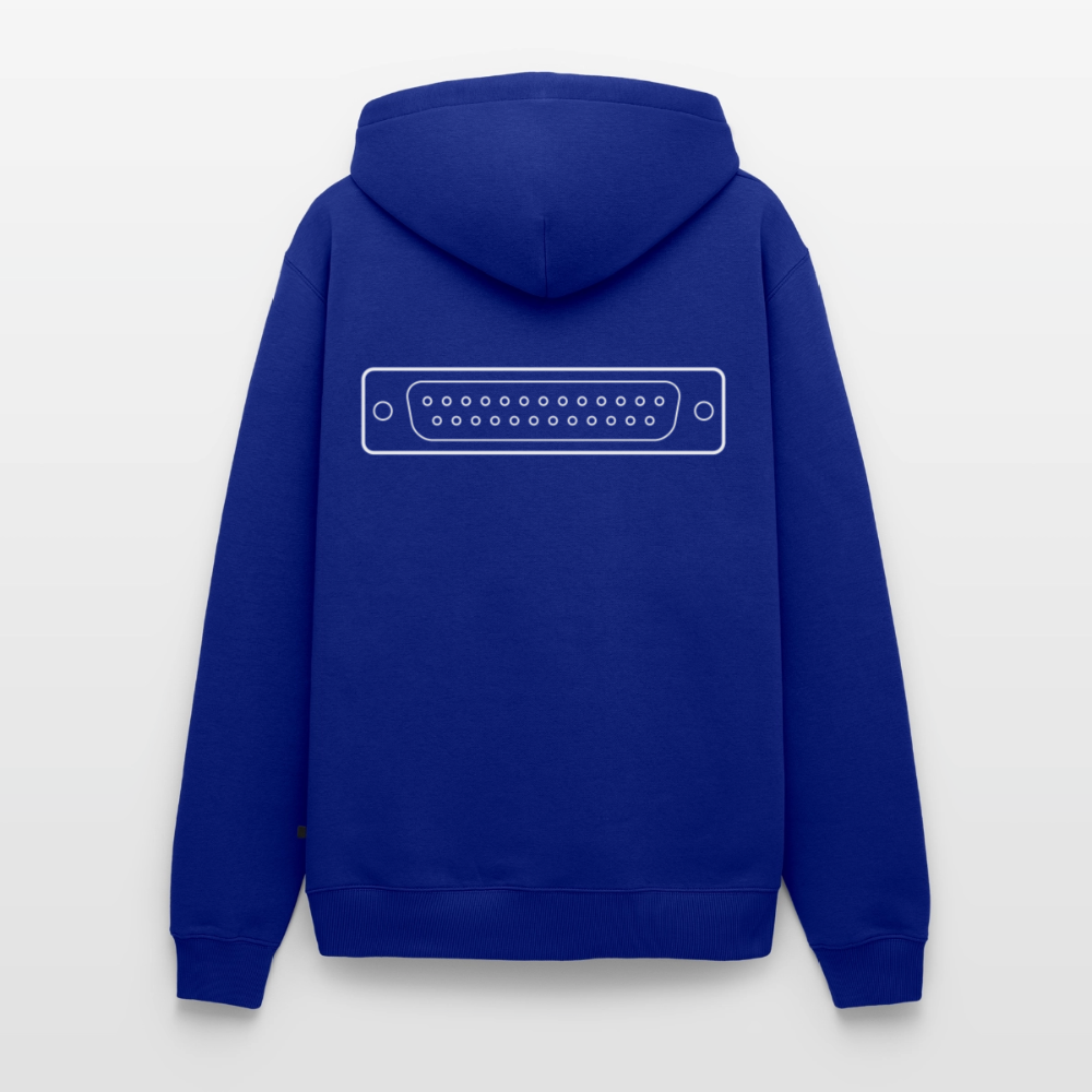 DB-25 LPT1 Retro Hoodie für Herren - Royalblau