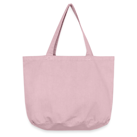 Vintage-Washed Shopper / Einkaufstasche im Vintage Stil - personalisierbar - Vintage Rosa