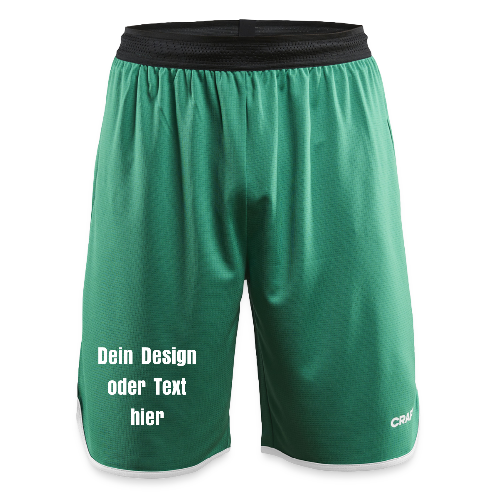 CRAFT Progress Männer Basketballshorts - personalisierbar - Fichte