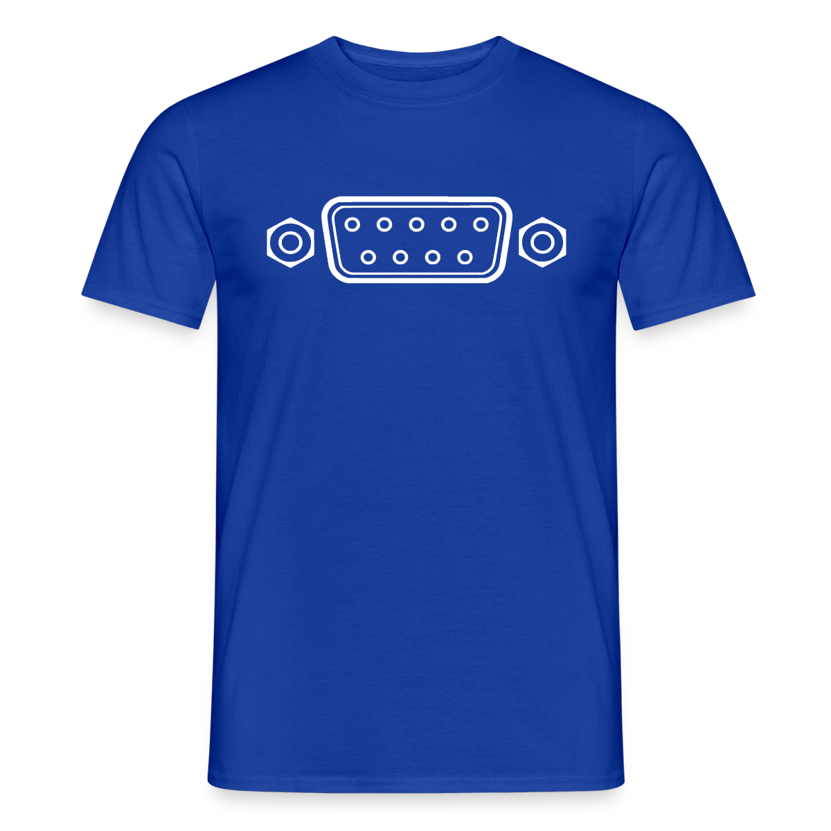 "RS-232" Motiv-T-Shirt für Männer, Farbe Dunkelblau