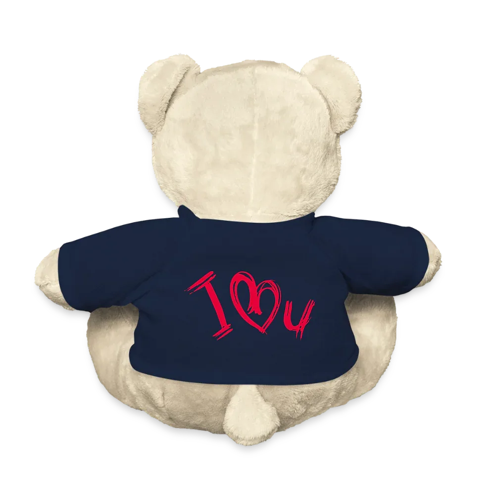 Teddy "Valentine" - personalisierbarer Text oder Name - French Navy