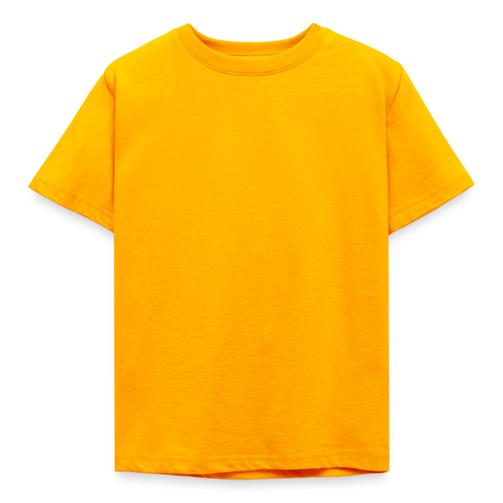 Kinder T-Shirt - personalisierbare Vorder- und Rückseite - Gold