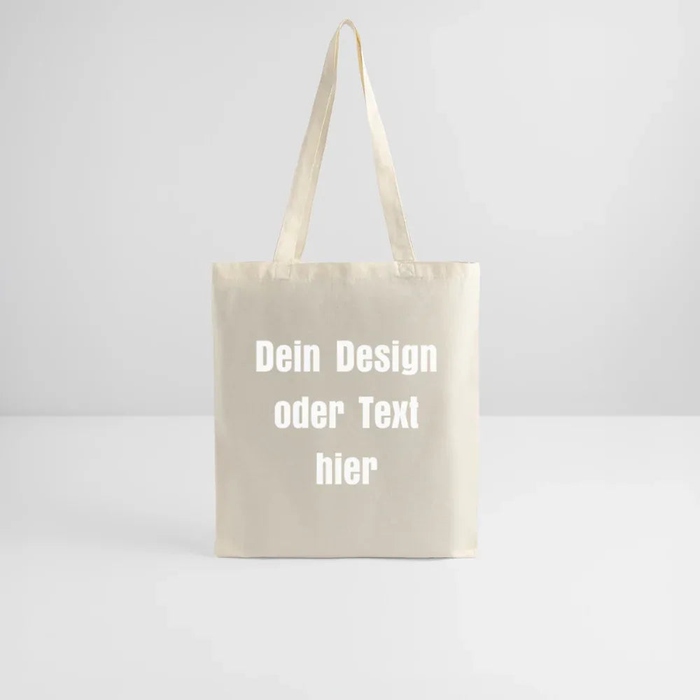 Stoffbeutel aus 100% Baumwolle - personalisierbar - Natur