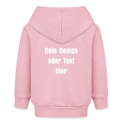 Stanley/Stella Bio Zip Hoodie BABY CONNECTOR - personalisierbar - Hellrosa