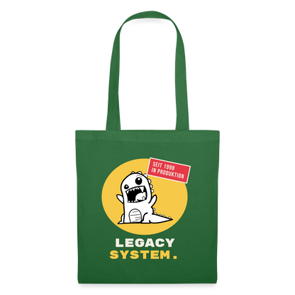 Legacy System. Seit 1998 in Produktion. Stoffbeutel, Farbe Fichte