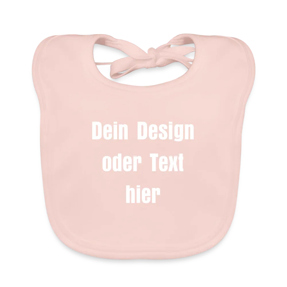 Baby Bio-Lätzchen - personalisierbar - Rose