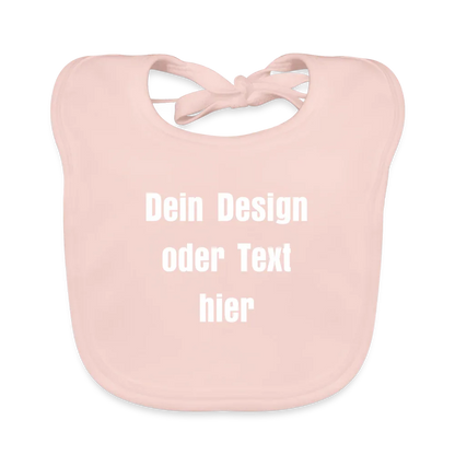 Baby Bio-Lätzchen - personalisierbar - Rose