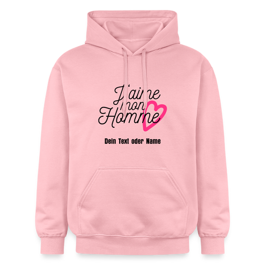 Kuschel-Hoodie "Valentine" für Frauen – personalisierbar & weich - Hellrosa