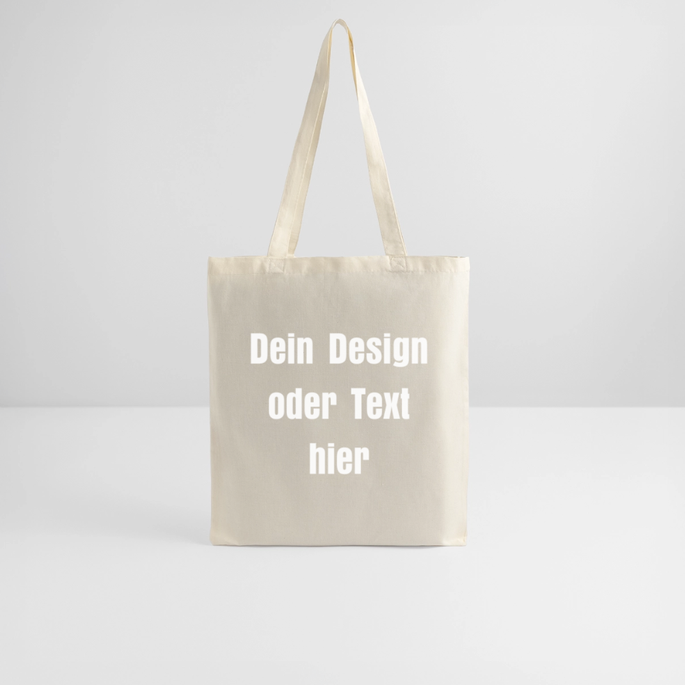 Stoffbeutel aus 100% Baumwolle - personalisierbar - Natur