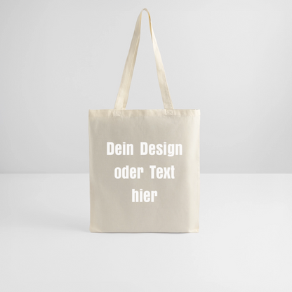 Stoffbeutel aus 100% Baumwolle - personalisierbar - Natur