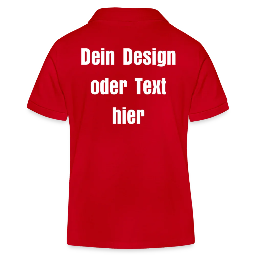 Stanley/Stella Kinder Bio-Poloshirt MINI SPRINTER - personalisierbar - Rot