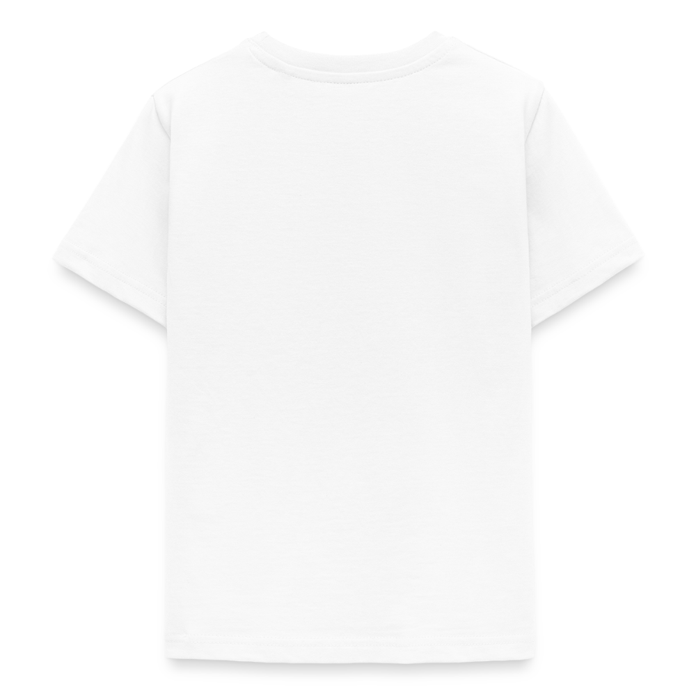 Teenager T-Shirt - personalisierbare Vorder- und Rückseite - Weiß