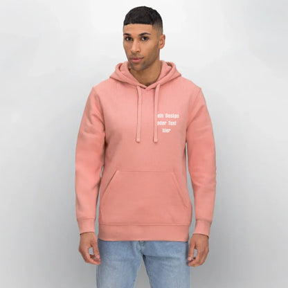 Stanley/Stella Unisex Bio-Hoodie DRUMMER - personalisierbare Vorder- und Rückseite - Altrosa