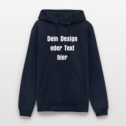 Unisex Hoodie - personalisierbare Vorder- und Rückseite - Navy